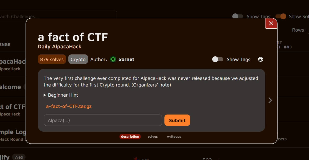 Challenge Description