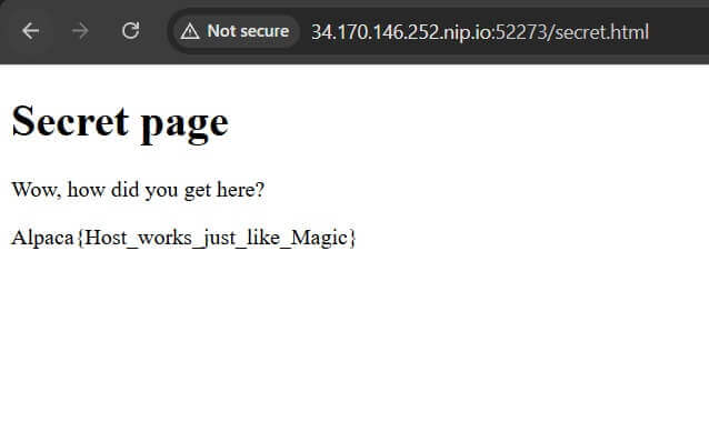 Changed URL
